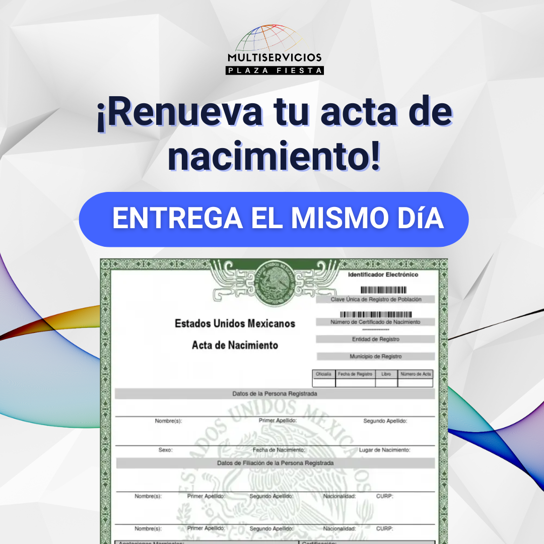 01 actas de nacimiento